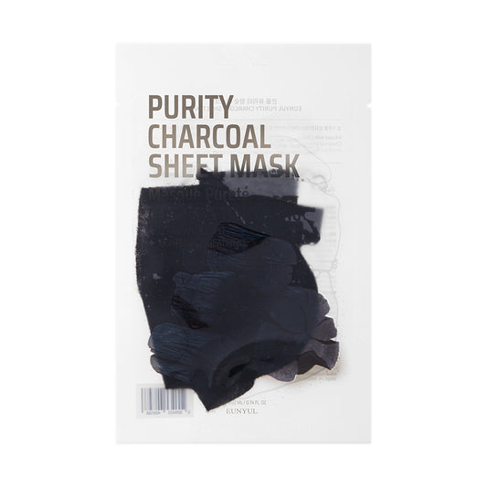 EUNYUL Purity Facial Sheet Mask Pack (Charcoal)0.74 fl. Oz. / 22ml